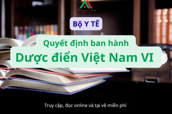 Quyết định ban hành Dược điển Việt Nam VI